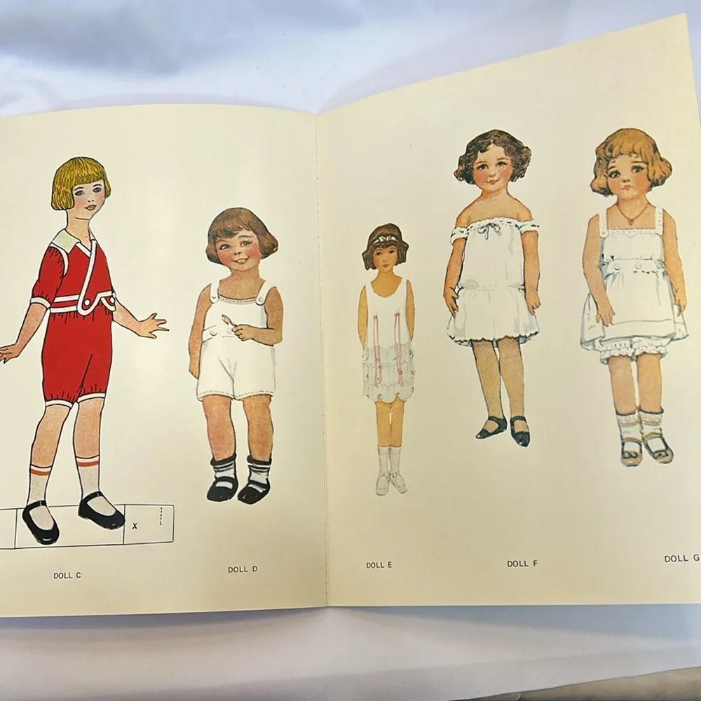 Set of 2 1983 Uncut Cut-out Paper Doll Books